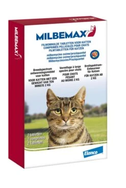 Nieuwe uitgaven 1 Milbemax Tabletten Kat 2 - 8 Kg 2 St