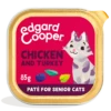 Edgard & Cooper Kattenvoer Senior Kip & Kalkoen Paté 85 Gr