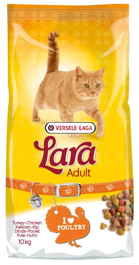 Lara Kattenvoer Adult Kalkoen & Kip 10 Kg 1 Lara Kattenvoer Adult Kalkoen & Kip 10 Kg