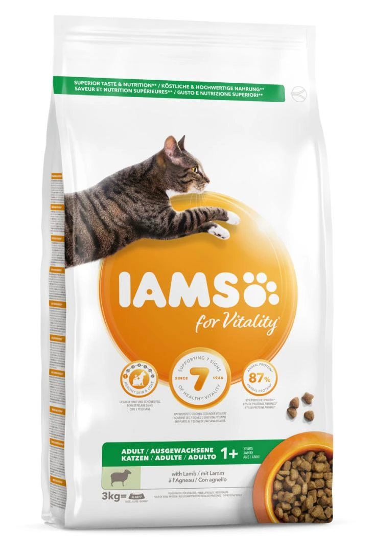 IAMS Kattenvoer Adult Lamb 3 Kg 1 IAMS Kattenvoer Adult Lamb 3 Kg