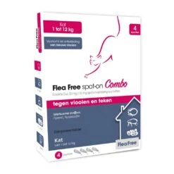 Flea Free Spot-On Combo Kat 4 Pipetten